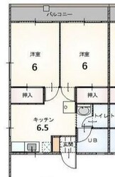 忠生ハイツの物件間取画像